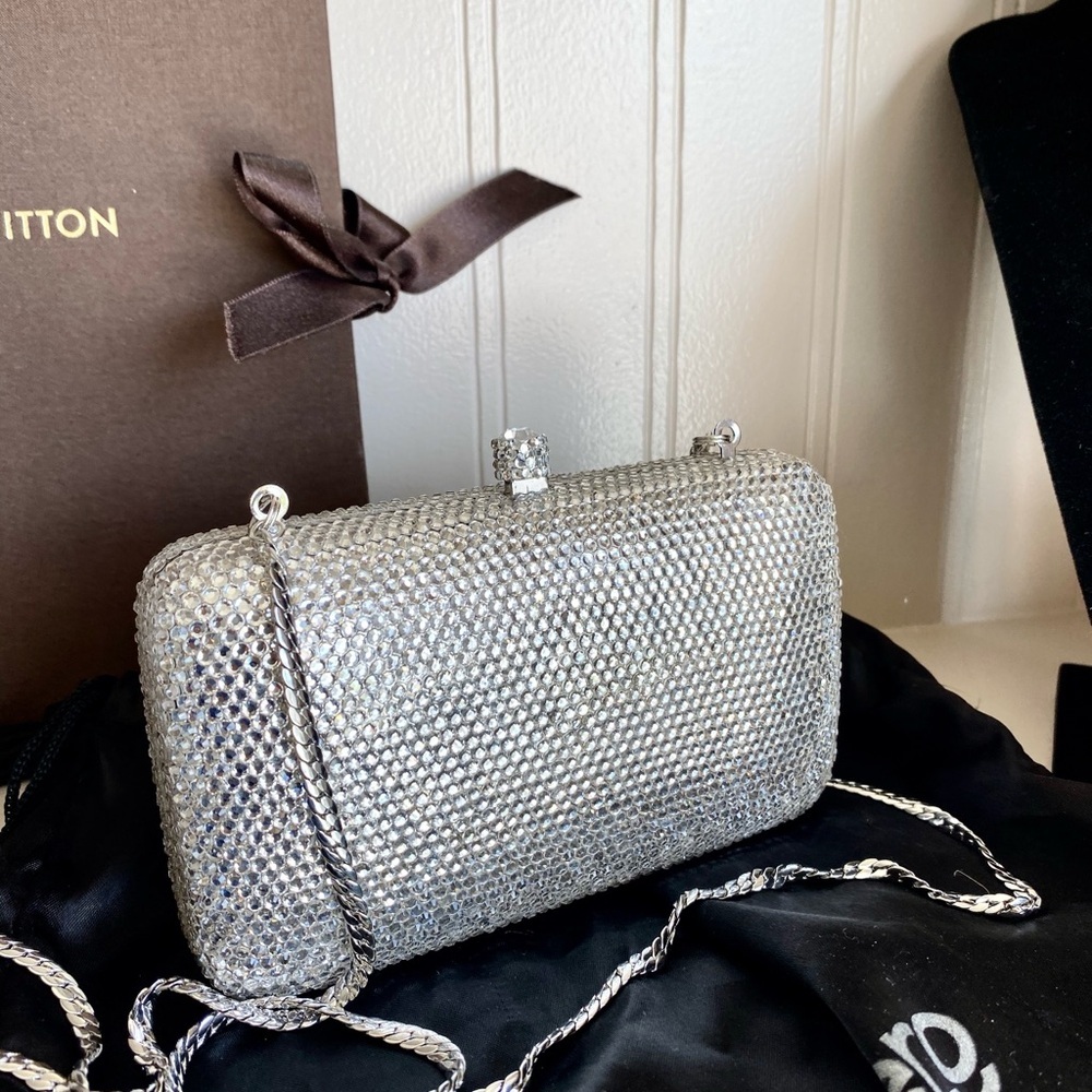 Elegant Silver Clutch Bag